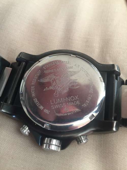 Luminox Sea Dive Chrono 8150 8350 Mens Black Watch A8352 EVO Ultimate Navy Seals